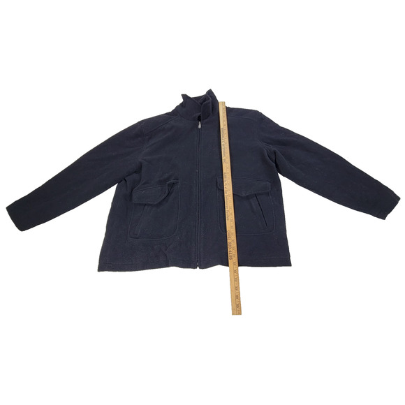 VTG Columbia Jacket Coat Mens Size XXL Black Wool Blend Zip Chore Winter Cold - Picture 4 of 16